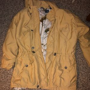 Vintage yellow utility jacket